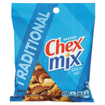 Chex Mix® Chex Mix, Traditional Flavor Trail Mix, 3.75 Oz Bag, 8-box freeshipping - TVN Wholesale